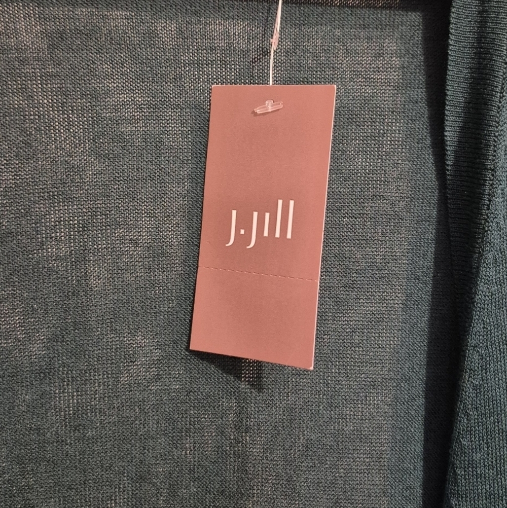 J. Jill Deep Teal Long Cardigan - Picture 5 of 6